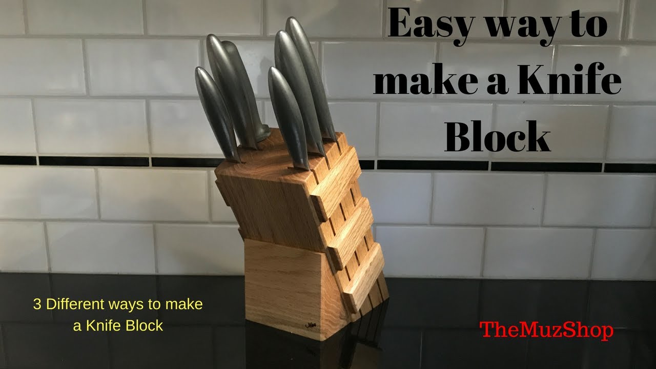 Woodworking: Making a Knife Block (Easy)