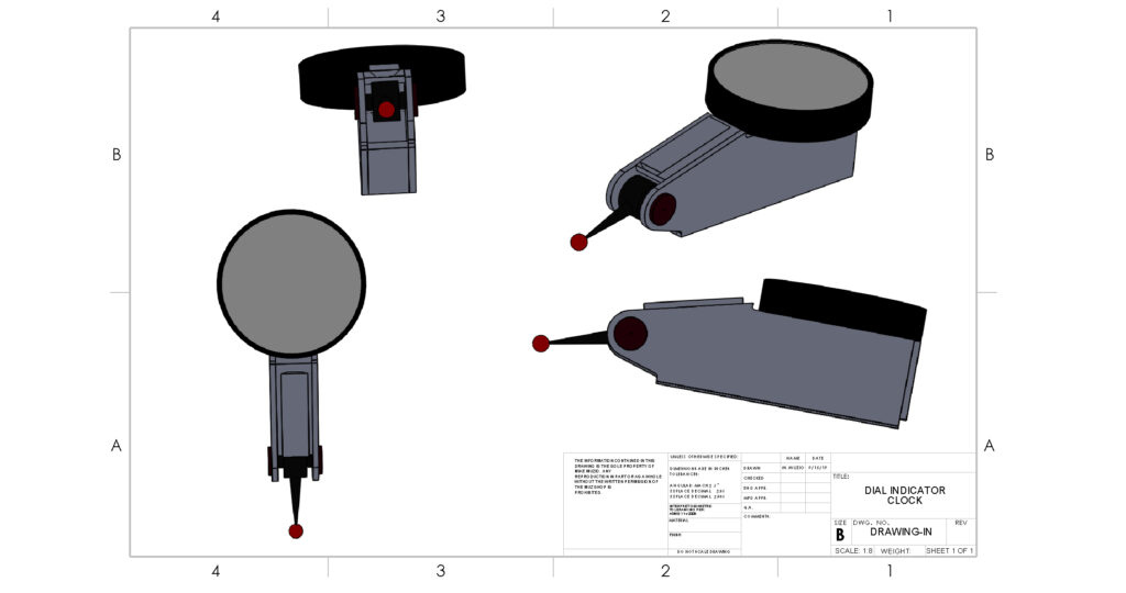 Dial Indicator Bottom Schematic